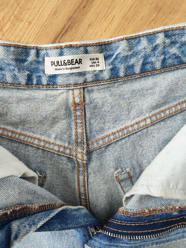 Szorty dżinsowe pull and bear