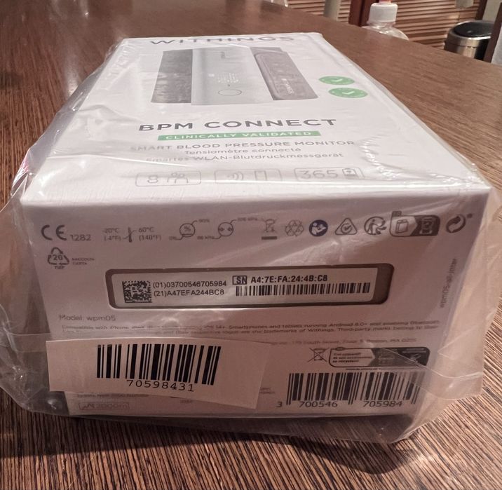 Withings BPM cisnieniomierz bezprzewodowy - oryginalny nowy