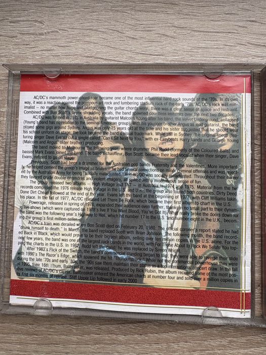 AC/DC компакт диск - кращі пісні. Made in Europe