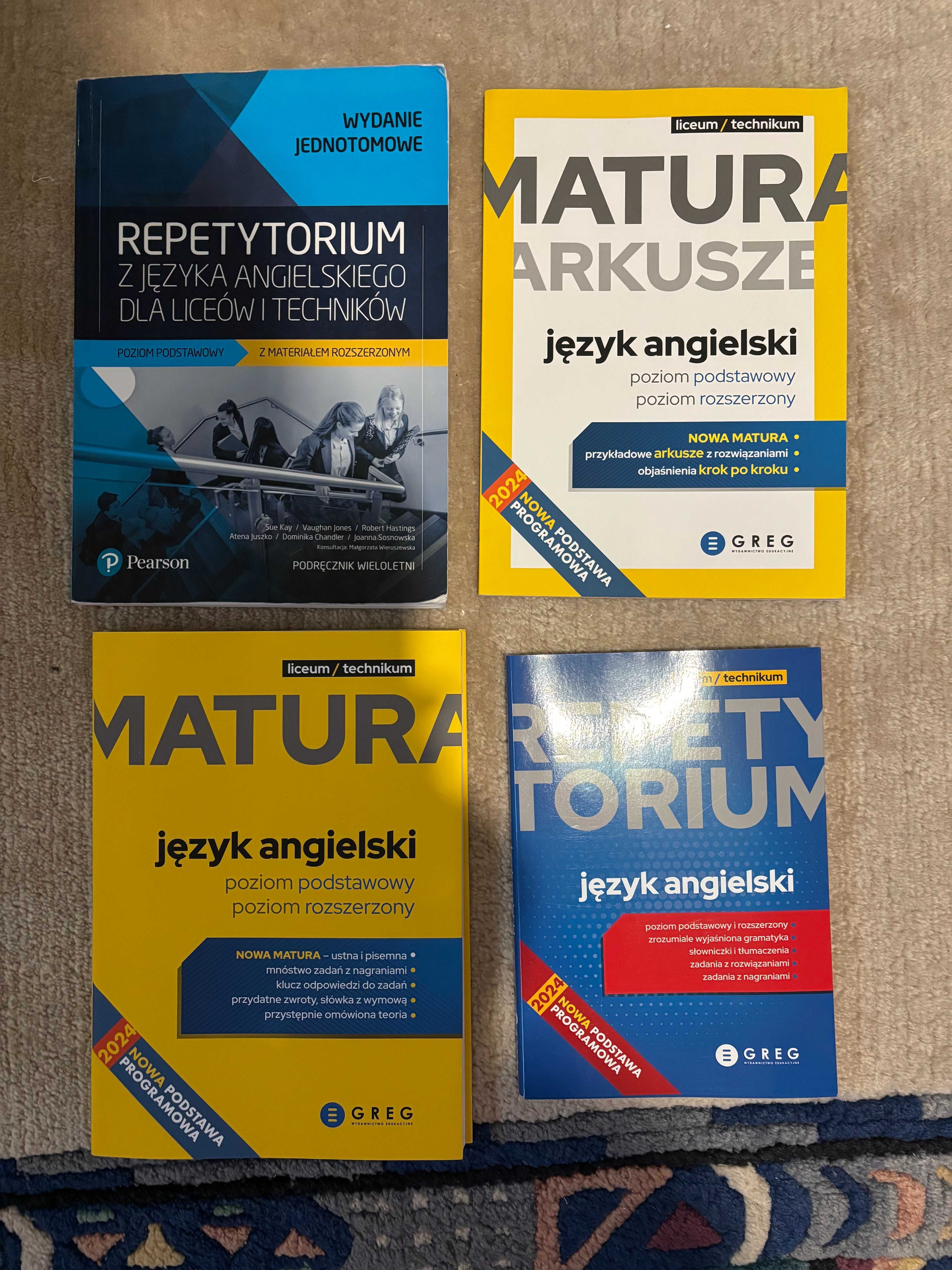 sprzedam książki do technikum i liceum