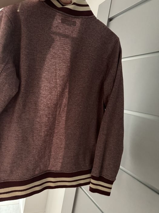 Kurtka meska bomber bejsbolowka rozm s bordowa