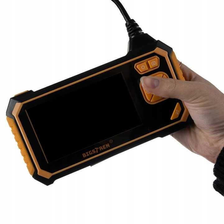 Kamera inspekcyjna endoskopowa dwie kamery 5m Full HD LCD wyświetlacz