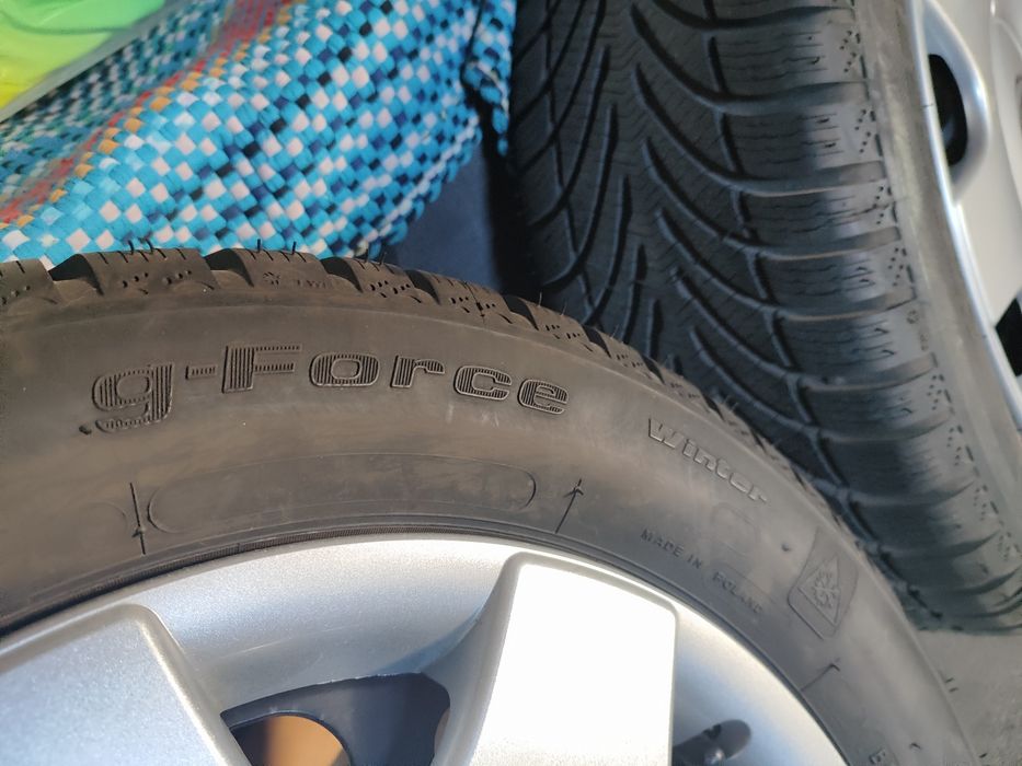 Opony zimowe felgi Wolkswagen Oryginał BF Goodrich gForce 205/55/16
