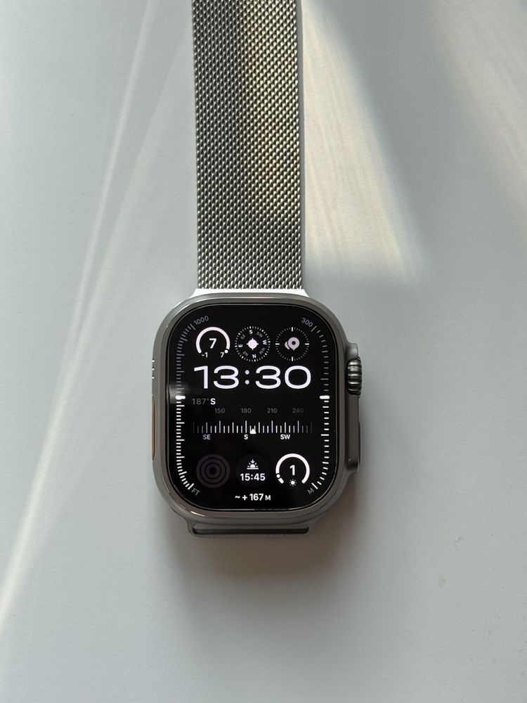 APPLE Watch Ultra GPS + Cellular 49mm, Starlight Alpine Loop - L