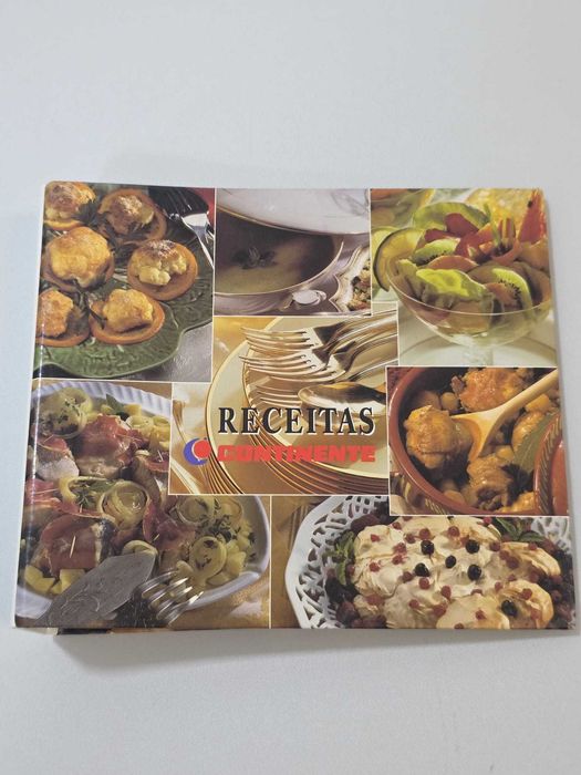 Livro “Receitas Continente” (classificador/argolas + fichas)