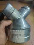 Trójnik redukcyjny ocynk 100mm/2x50mm