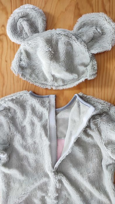 Fato de carnaval. Ratinha. 2/4 anos.