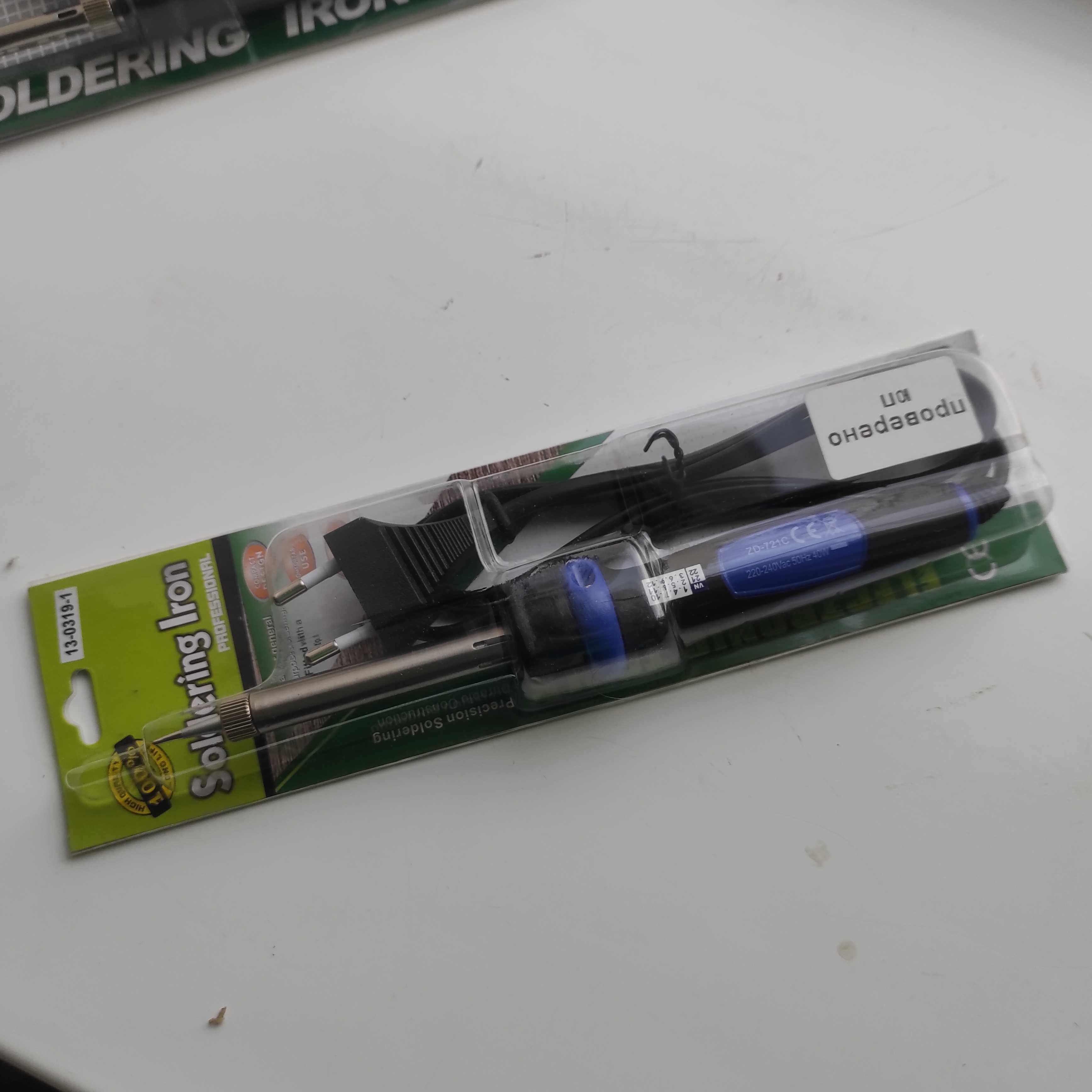 Паяльник soldering iron zd 721c 40 вт