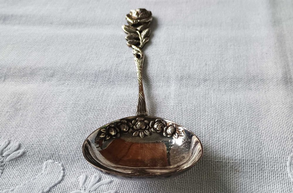 Łyżka posrebrzana Antiko 100 „Róża z Hildesheim”