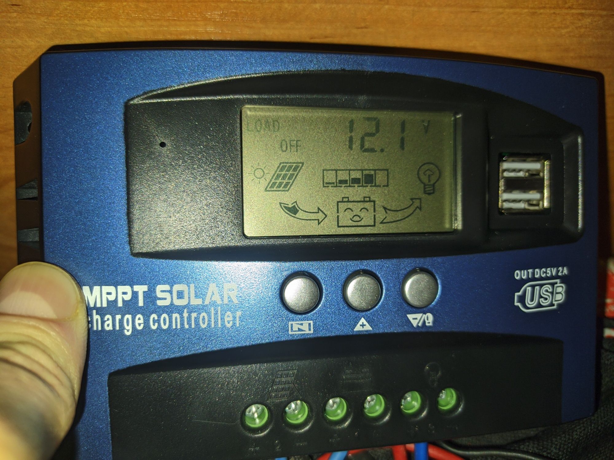 Контролер заряда сонячний  30а Mppt