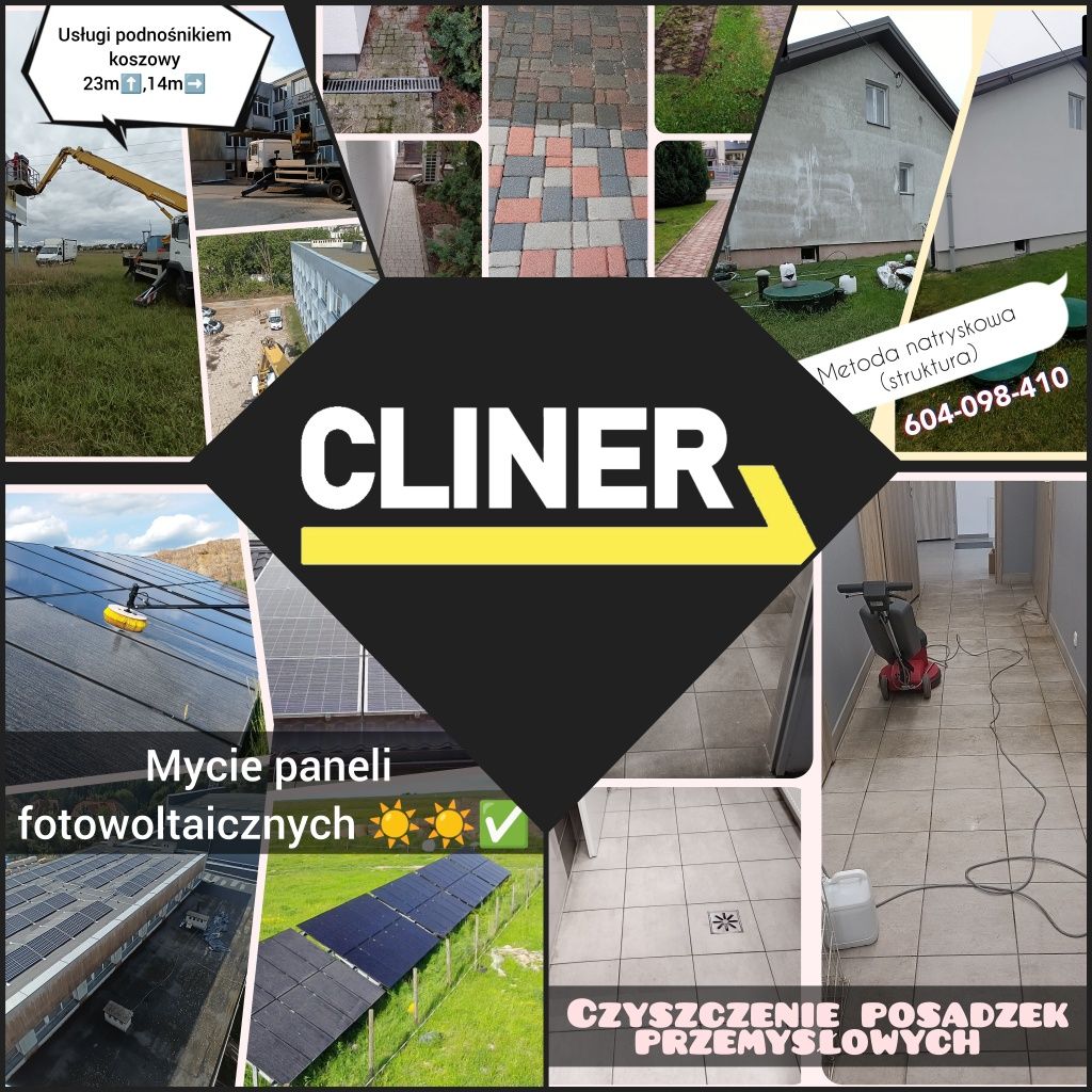 Mycie Paneli Fotowoltaicznych, Dachy, Kostki brukowej, Elewacje, EKO