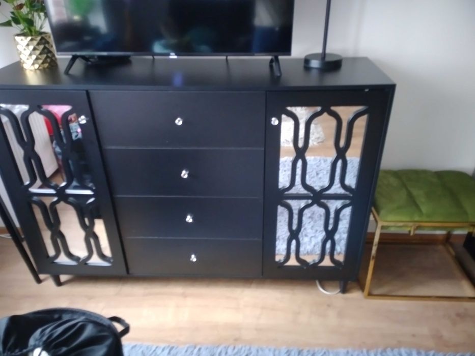 Komoda glamur czarna