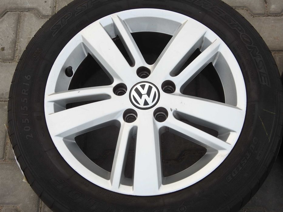 4x ALU VW 5x112  5K0 6,5J 16 ET50  5K0 JAK NOWE