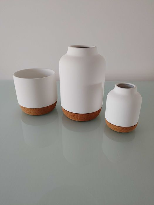 Vaso com base cortiça