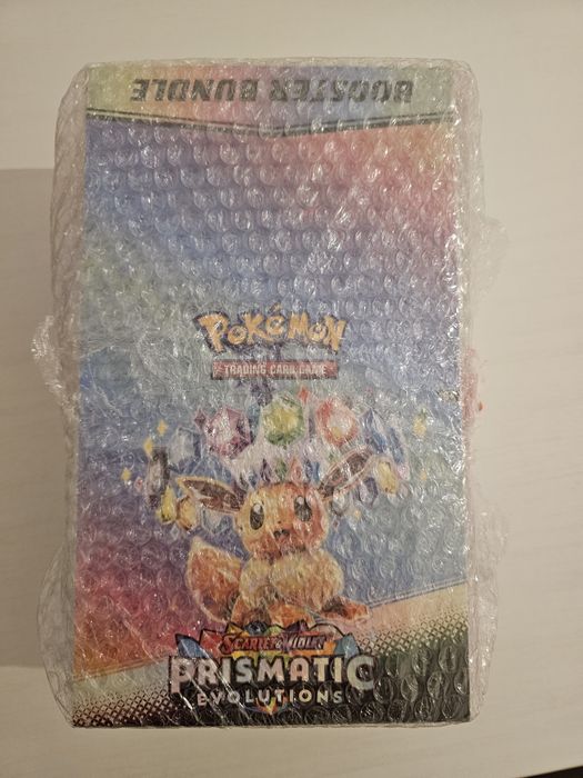 Pokemon Prismatic Evolutions Booster Bundle display