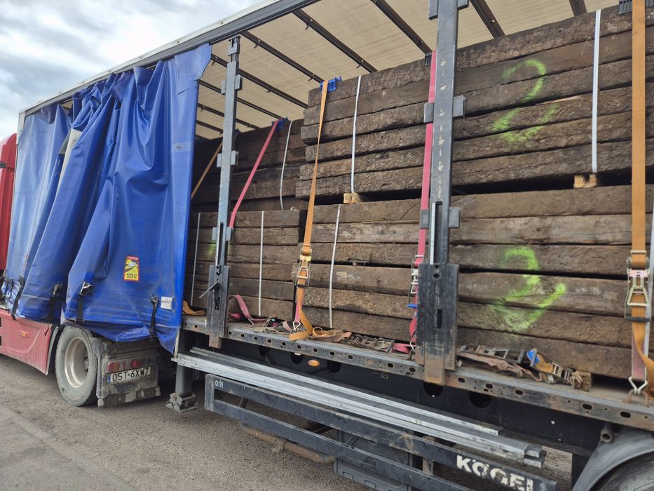 Podklady ogrodowe  bale drewniane Zamiana  360szt transport