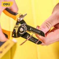 Deli 7 Inch 2 in 1 Wire Stripper And Cutter Slip