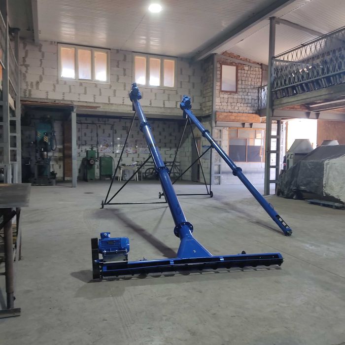 Шнековый погрузчик, винтовой конвейер, транспортер зерна, 108*4*380В