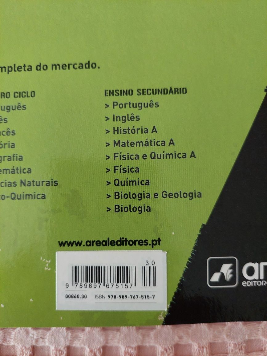Livro Preparar testes Biologia 12ano