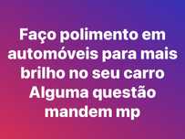 Polimento e limpeza automovel