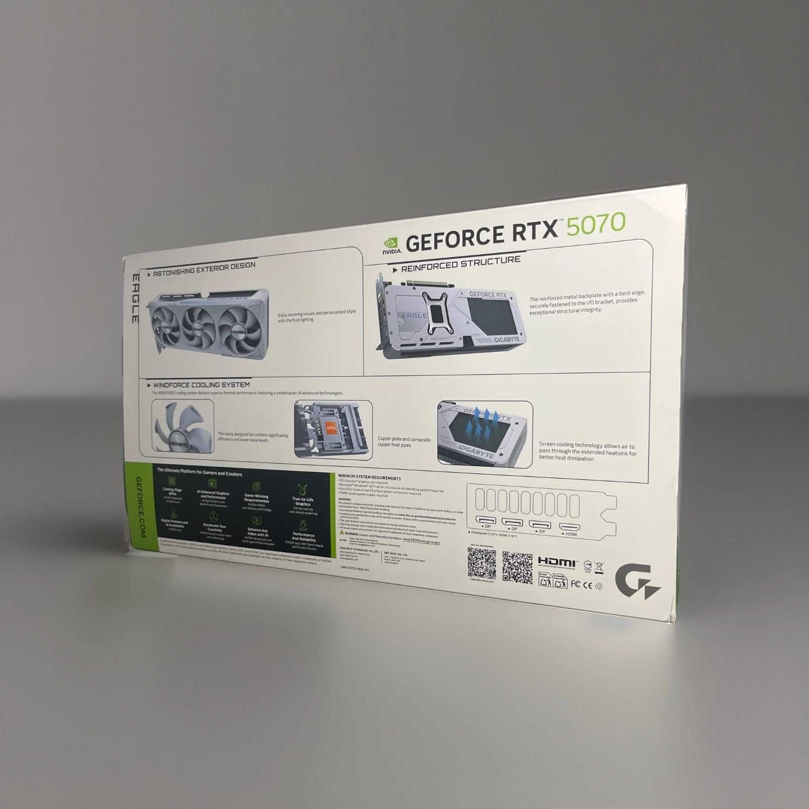 NVIDIA GeForce RTX 5070 Eagle OC ICE SFF 12G GDDR7
