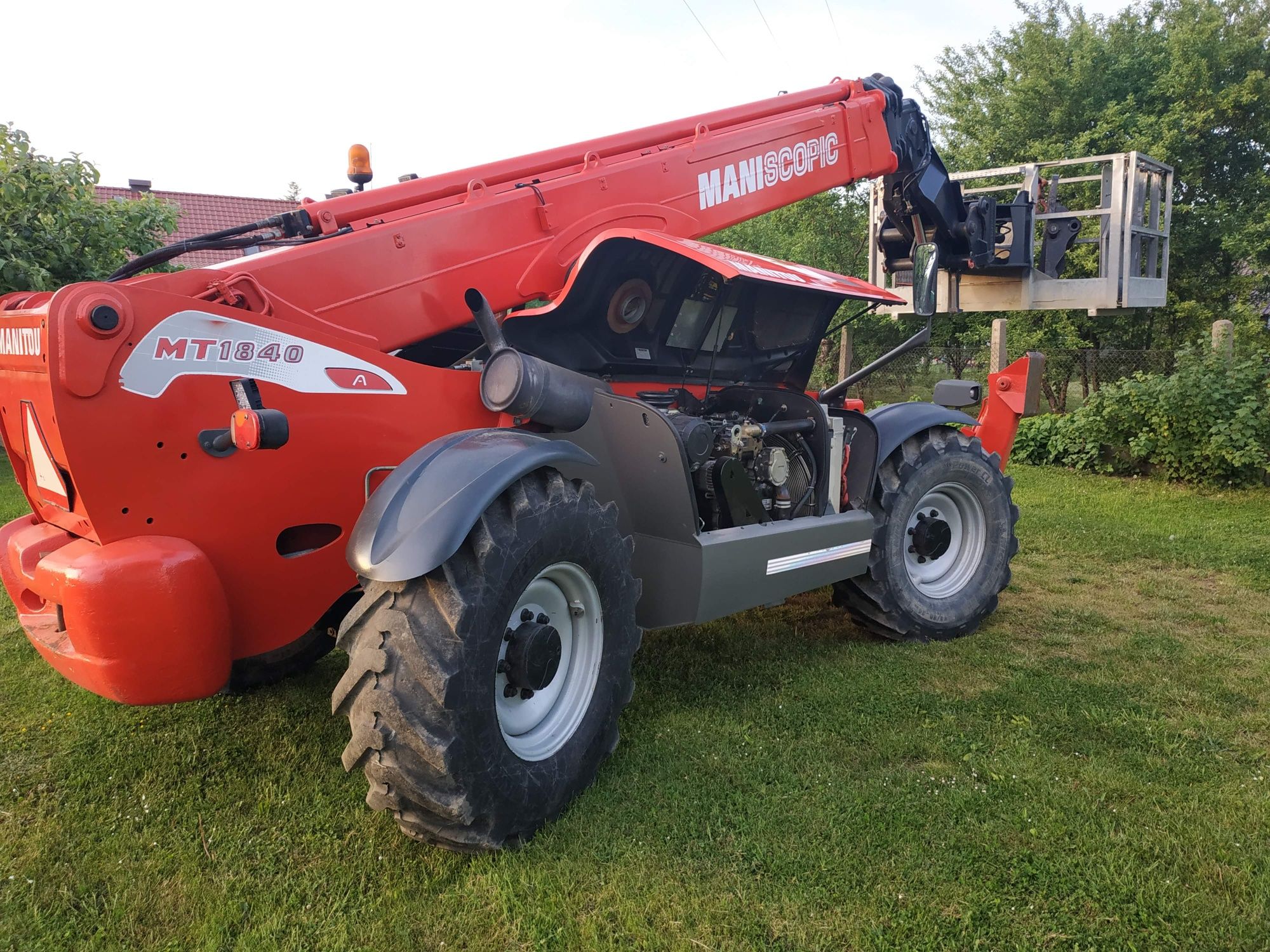 Manitou Mt 1840 A Privilage 18m kosz osprzęt zestaw ładowarka teleskop