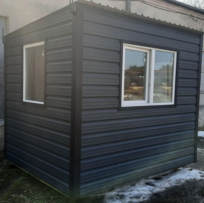 Вагончик, пости охорони, прорабські, побутівки, мобільні офіси.