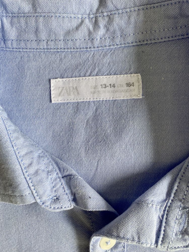 Camisa Azul Zara - 13/14 anos