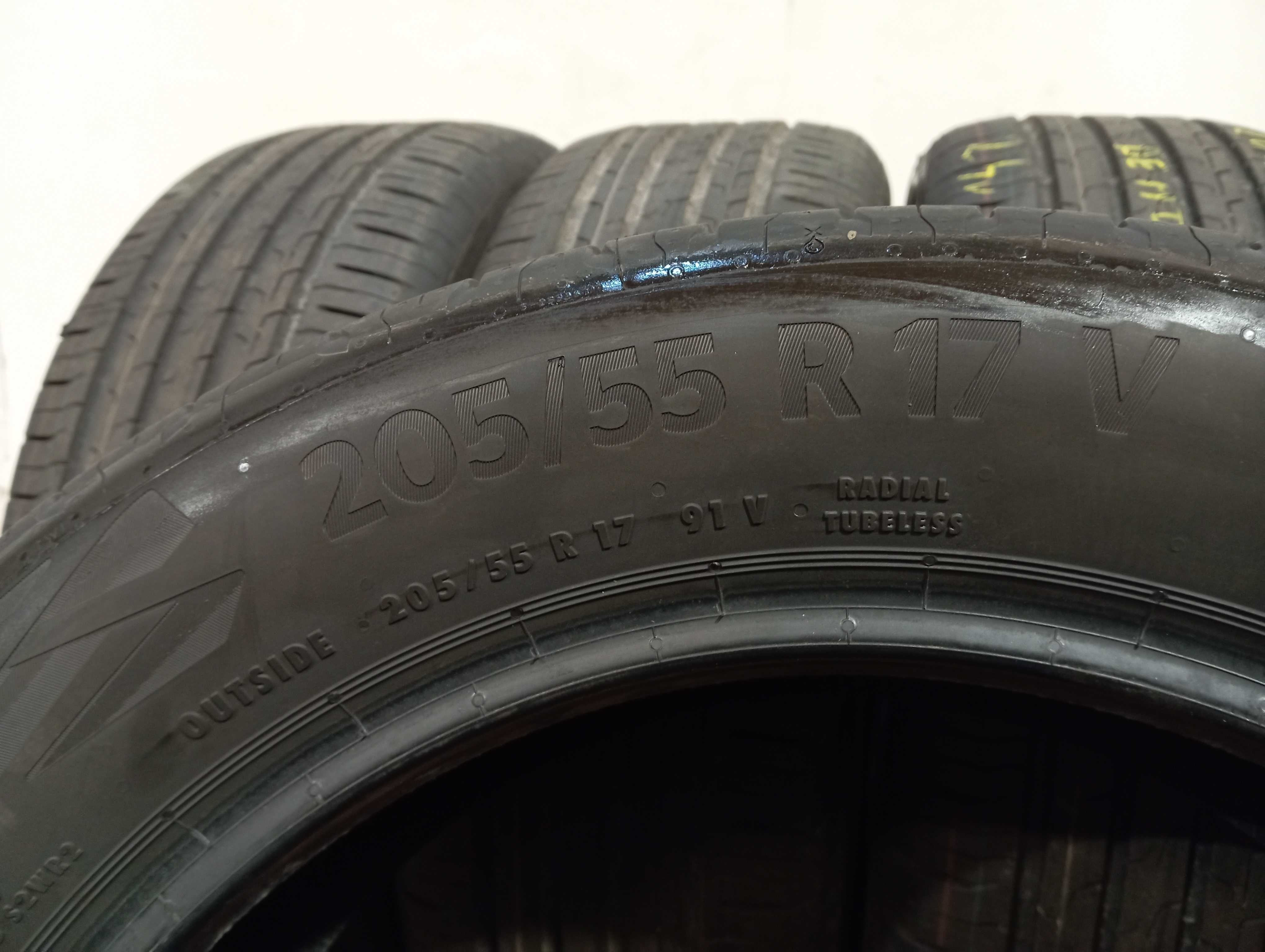4x 205/55 R17 91V Continental EcoContact 6 2024r 6,6mm DEMO