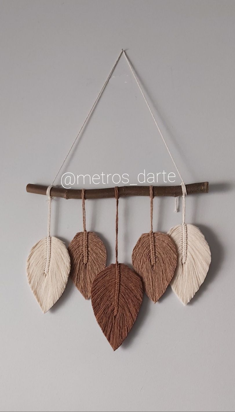 Macrame wall hanger 5 penas