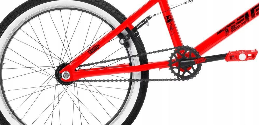 Rower BMX TABOU GRAVITY 2.0 rama 10" koła 20" red/black U-brake