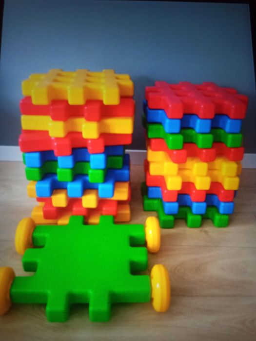 Klocki edukacyjne Wafle XXL