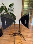 Lampy studyjne softbox CineGEN 2 sztuki 50x50