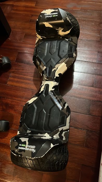 Hoverboard Off-Road Hinnek AllRoad – Bluetooth + LED – Camuflado