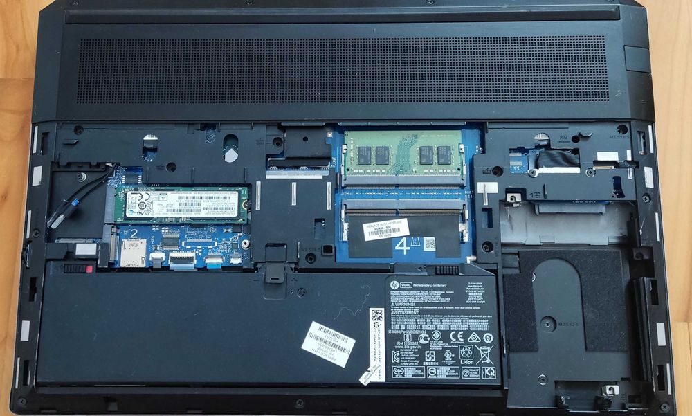 hp zbook 15 g5 i7-8850h, 6 core, 16gb ram ,ssd nvme, win 10/11
