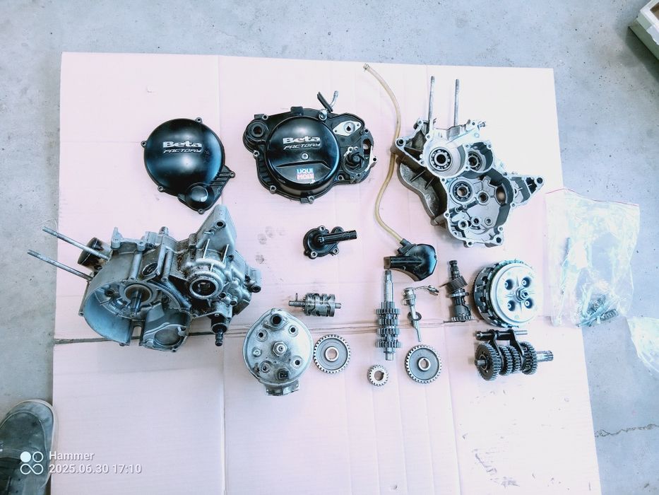 Beta factory rr50 enduro silnik części silnika