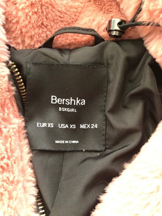 Casaco de pelo rosa  XS