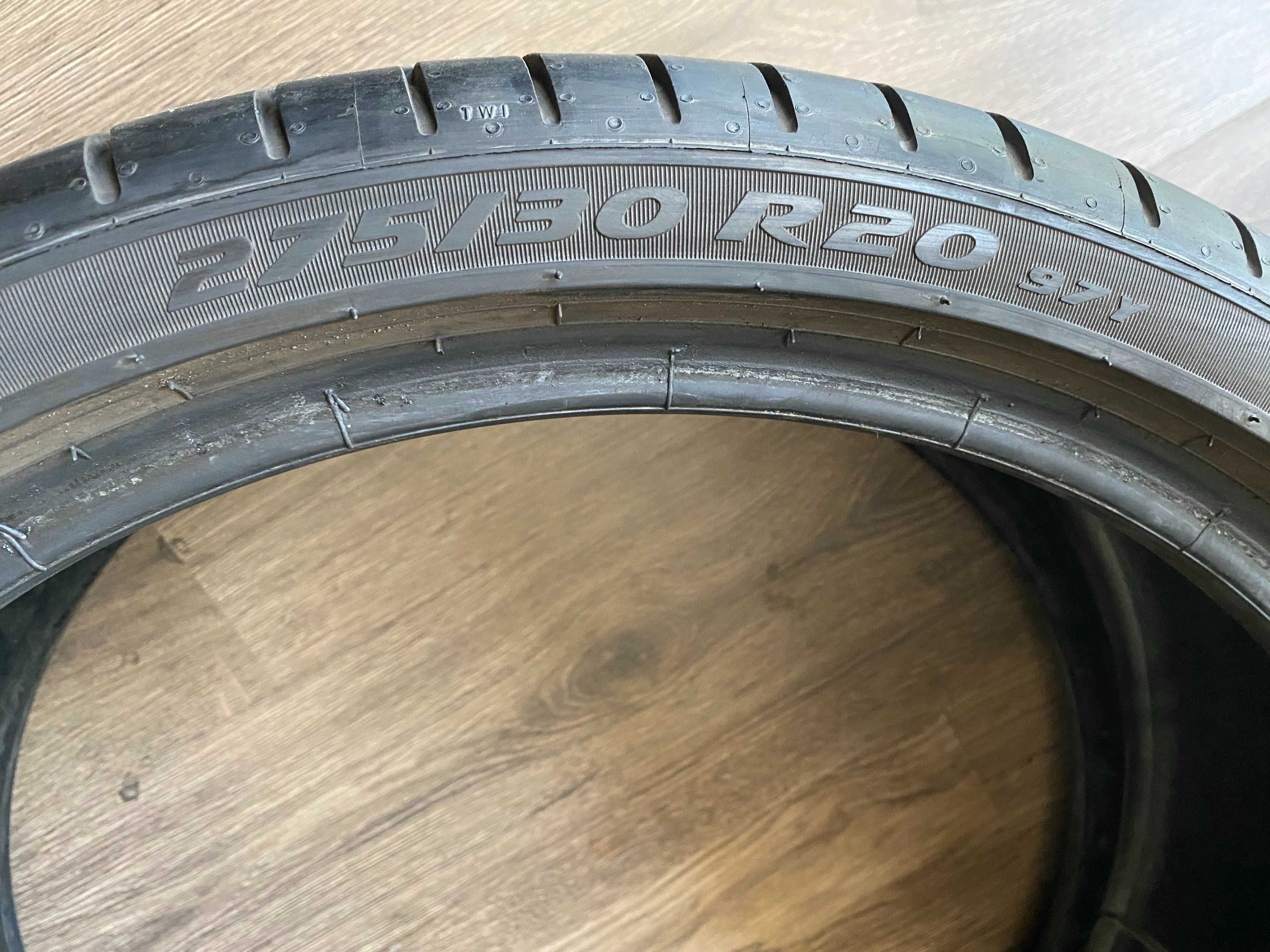 275 30 R20 Pirelli PZero PZ4  Run Flat MOE * -2шт.