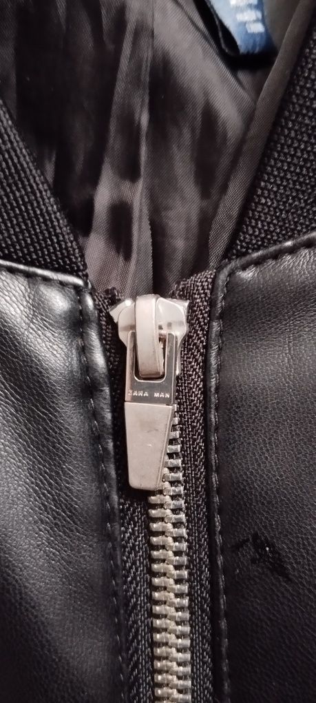 Оригінал Zara новий бомпер бомбер чоловічий куртка кожана