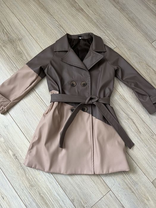 Тренч з еко шкіри