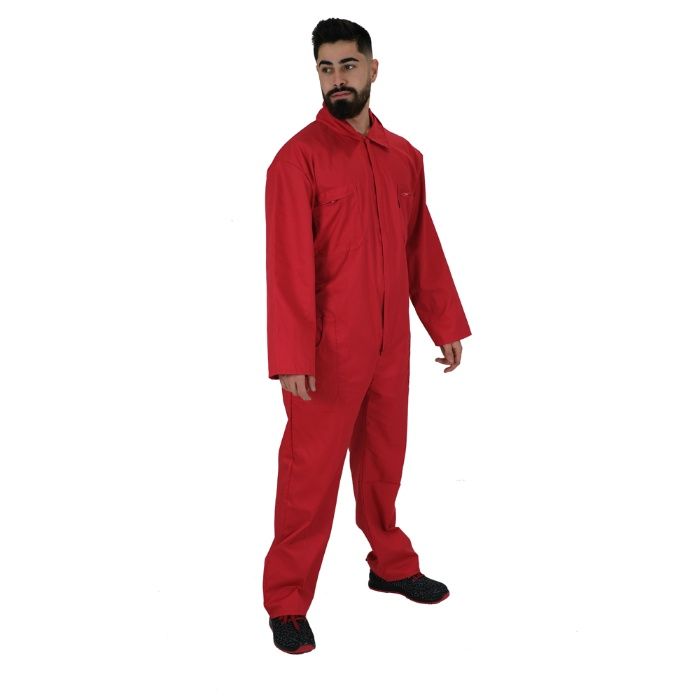 Fato de macaco vermelho