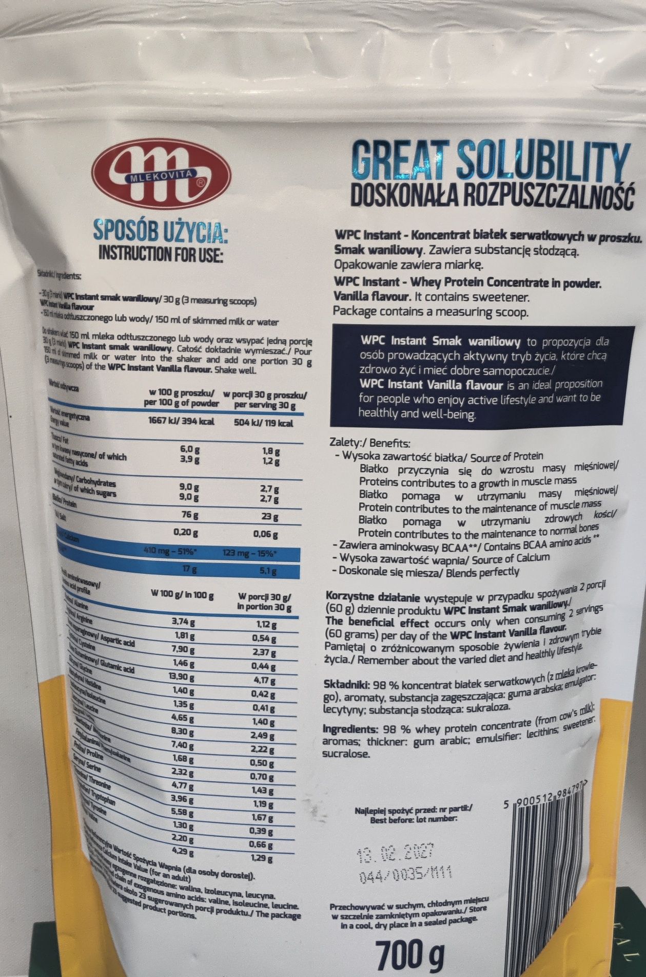 Сироватковий Протеїн/Protein Mlekovita