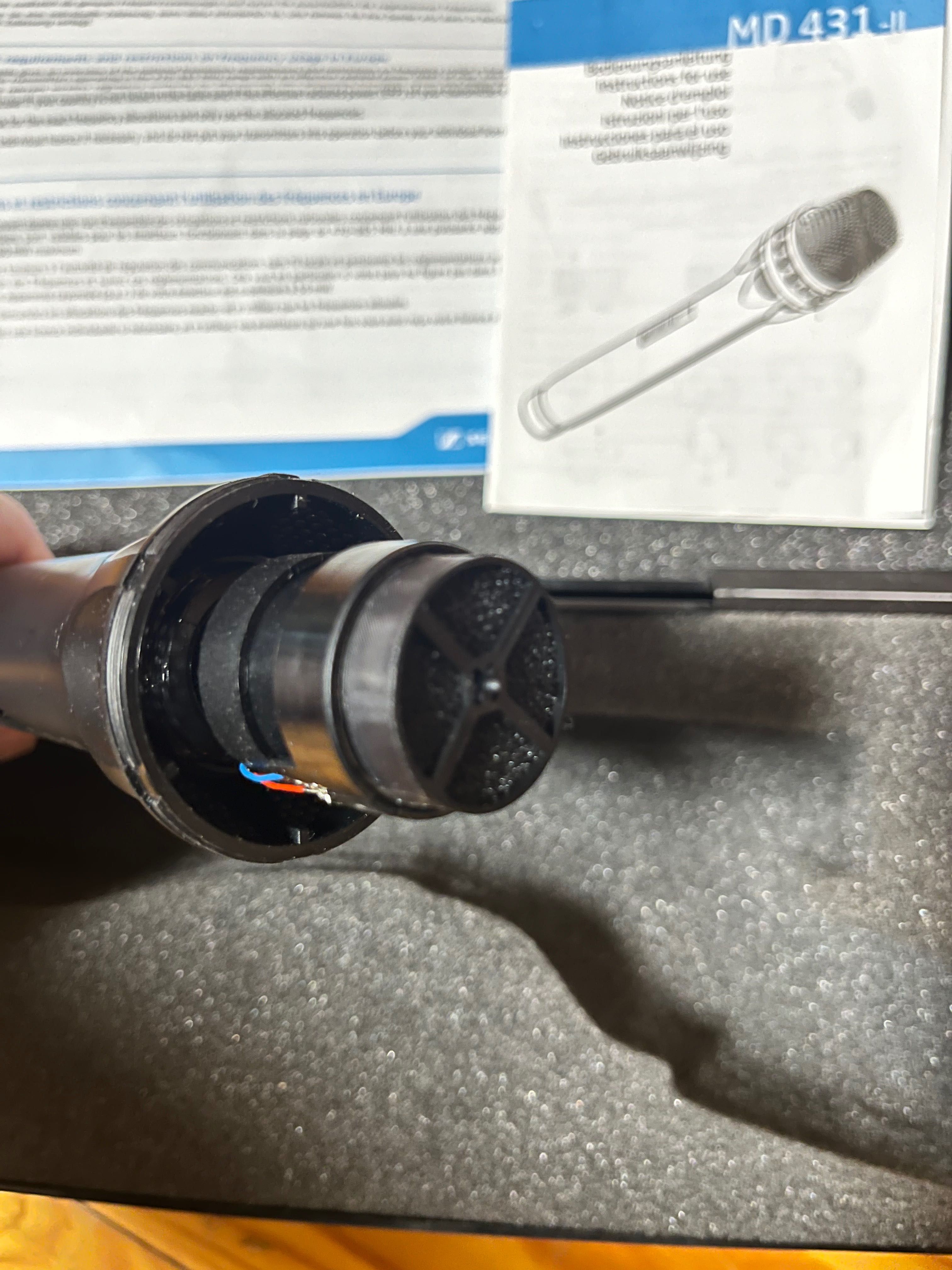 Mikrofon zawodowy Sennheiser MD 831-II
