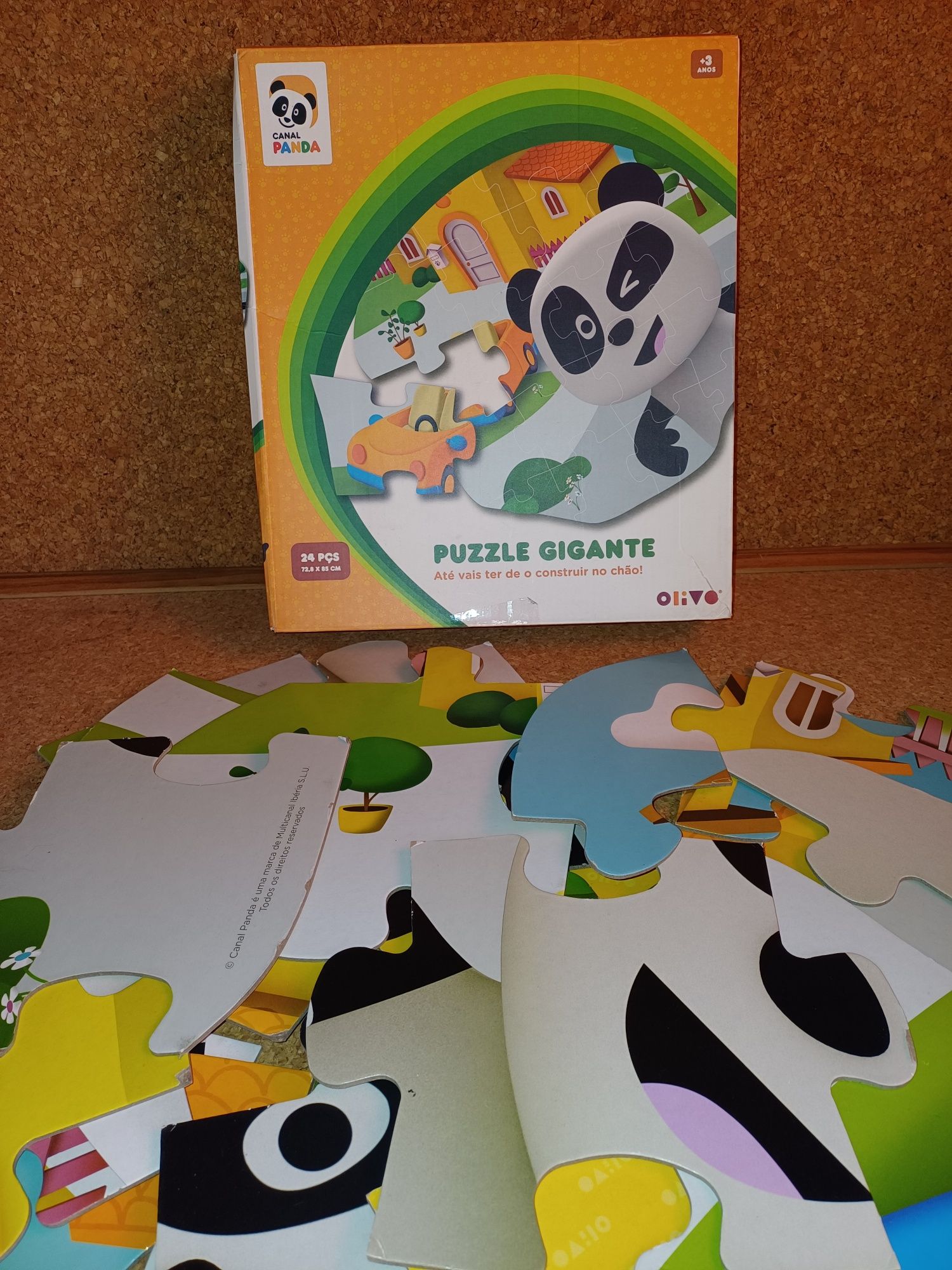 Conjunto 4 jogos, profissões, puzzle animais, quinta, puzzle panda ...