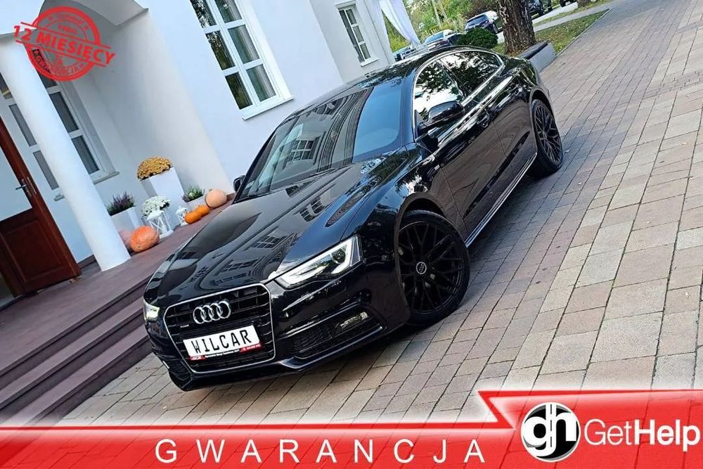 Audi A5 Sportback 2.0TSI 224KM QUATTRO STRONIC SLINE Led xenon bang skóra salon PL