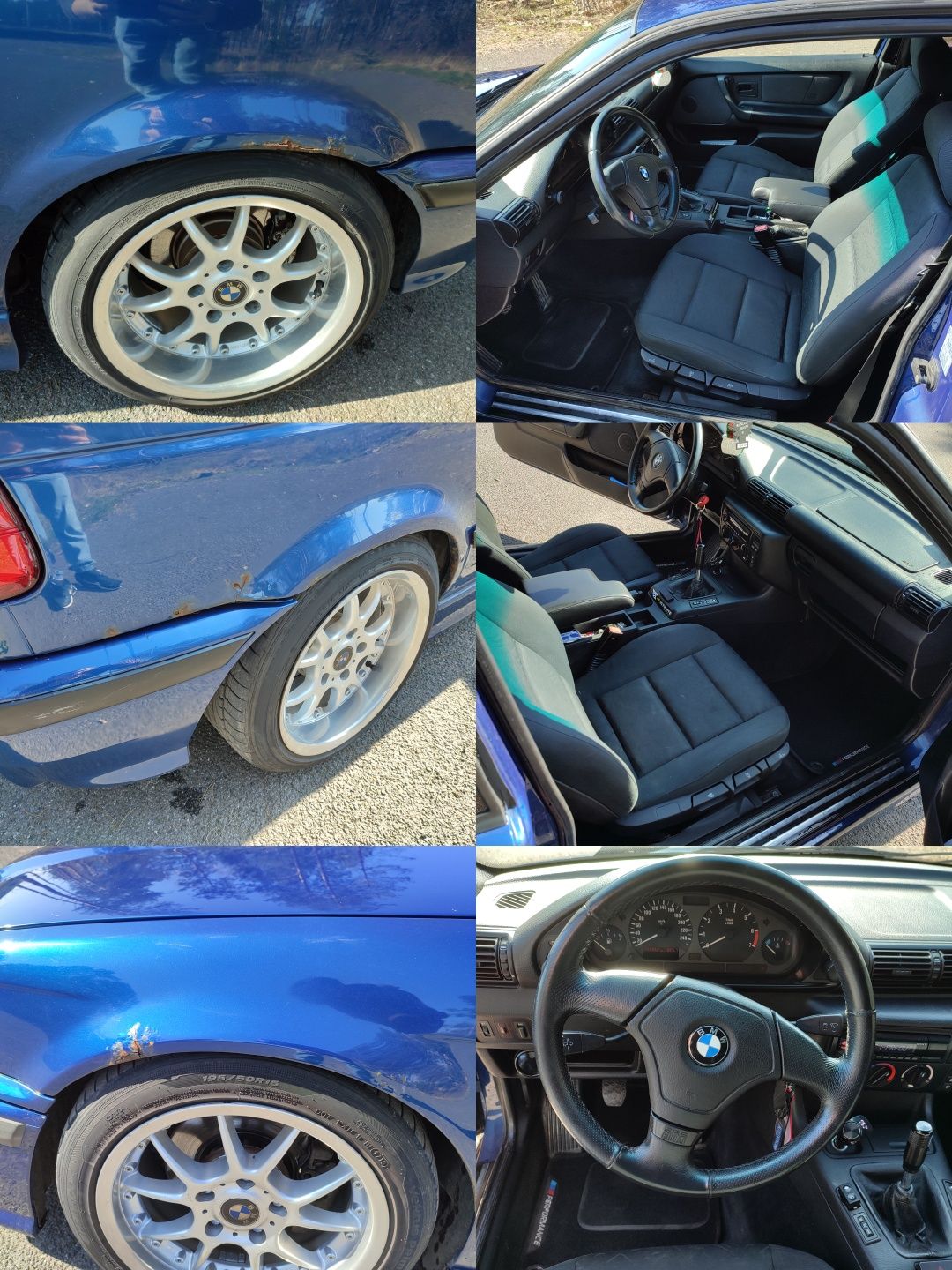 BMW e36 compact m44b18 avusblau metalic