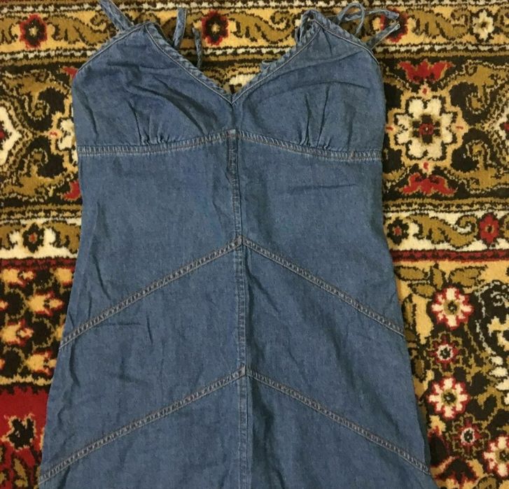 Сарафан, джинсовый сарафан, платье, летнее платье. Летний сарафан