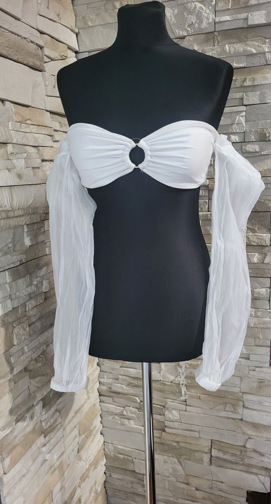 Piękny letni topik w stylu boho S M