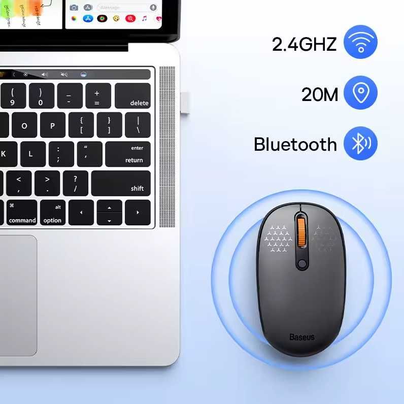 Бездротова миша Baseus F01B радіо 2.4Ghz