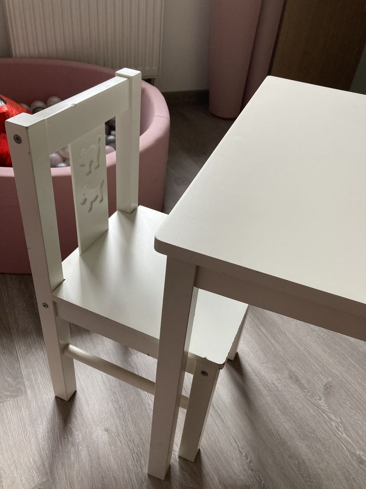 Ikea KRITTER stolik i krzeselko